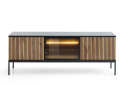 Obrázek 2 - TV stolek RTV154 1 pkt Led Sento černý / dub wotan