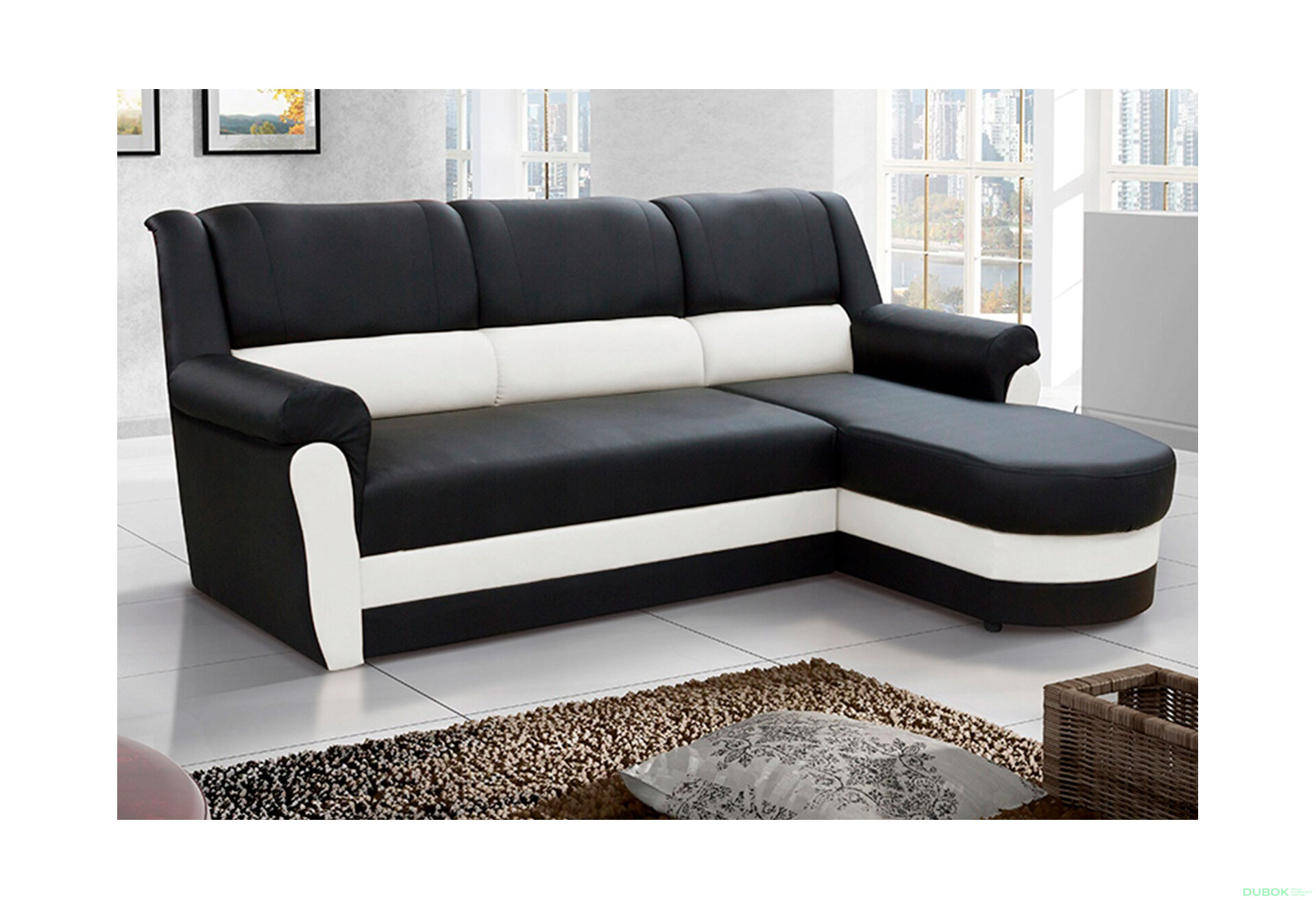 Obrázek 2 - Sedací souprava Bruno A Soft 11 + Soft 17 / typ P