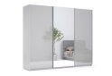 Obrázek 3 - Skříň s posuvnými dveřmi 2,5x2,1 m lesklá šedá / zrcadlo Megy