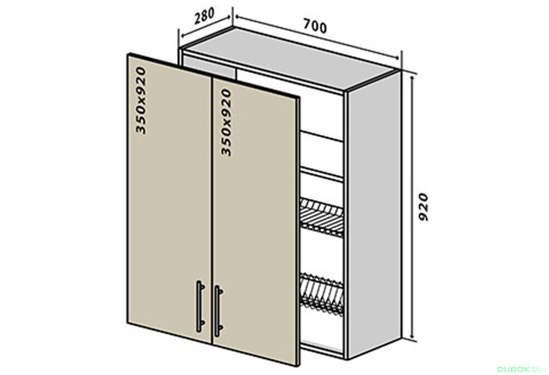 V89 Sušák 2D 70 RioLine / RіoLаіn Matná