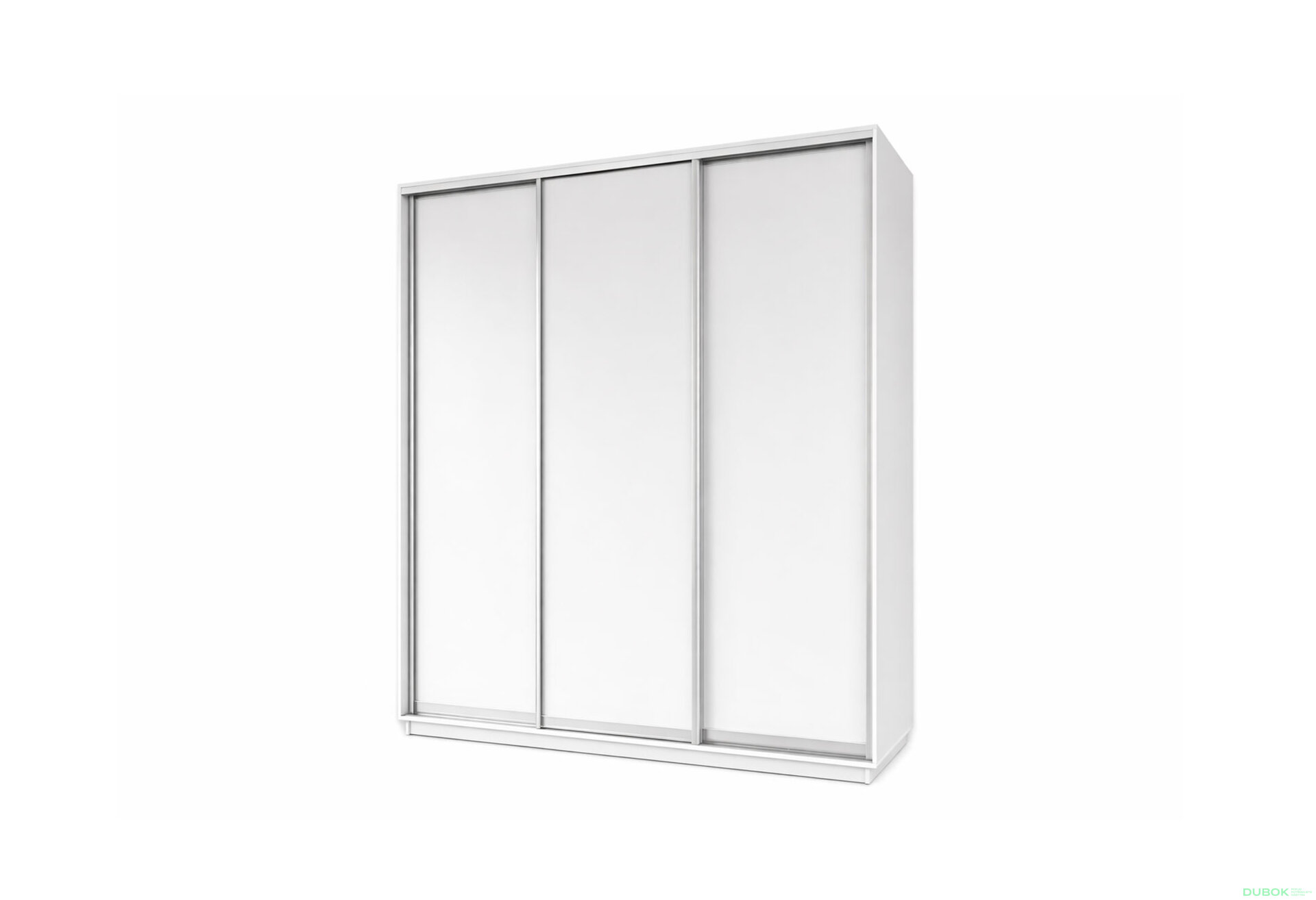 Obrázek 1 - Skříň s posuvnými dveřmi 2700x2200x600 3LTD nymphaea alba, profil stříbrný