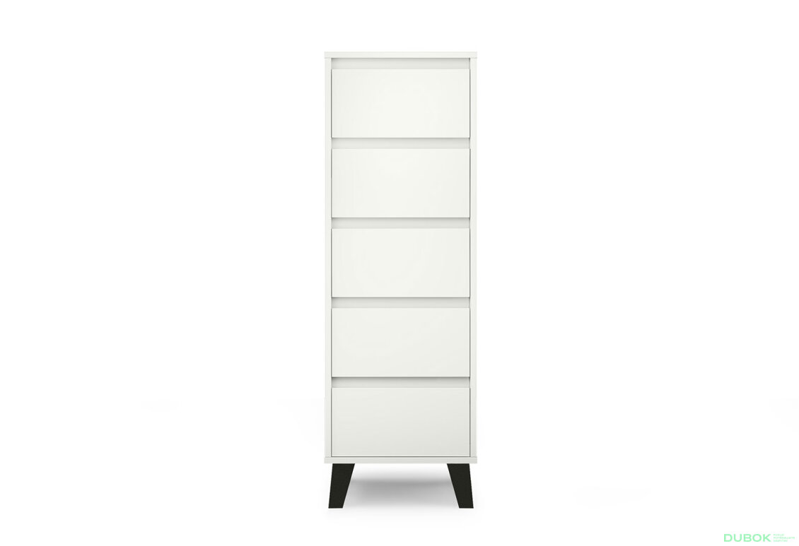 Komoda Borg 5s/40 bílá