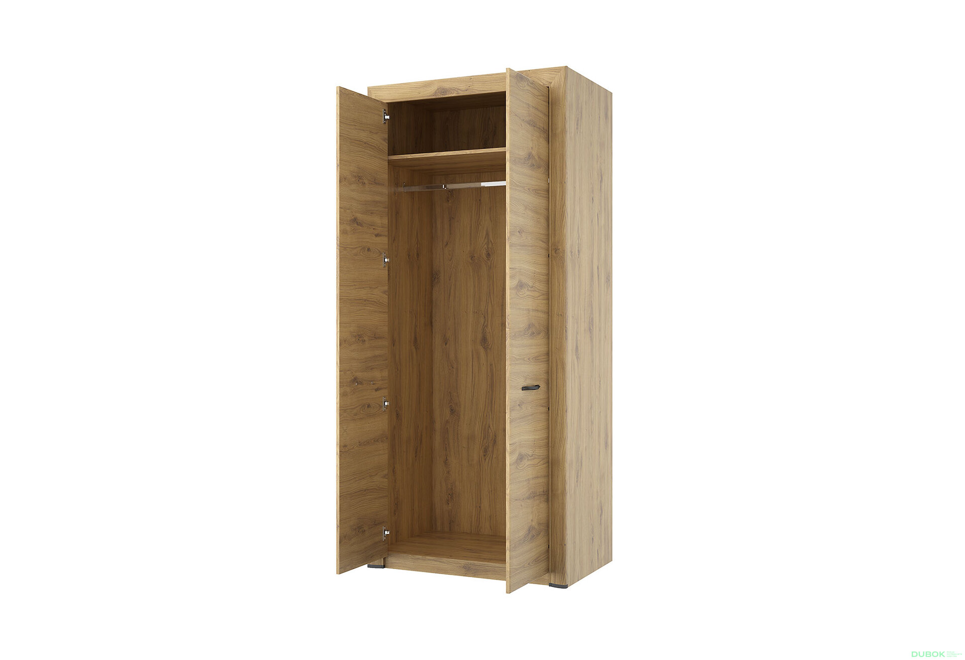 Obrázek 3 - Skříň dvoudveřová Sapori 95.9x217.1x60.3 cm Dub navarra