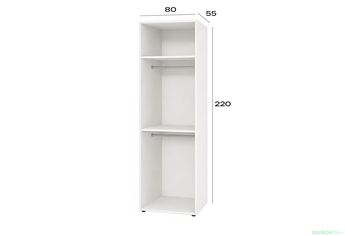 Obrázek 2 - Korpus modul 2 (h-2200*800) nymphaea alba Space