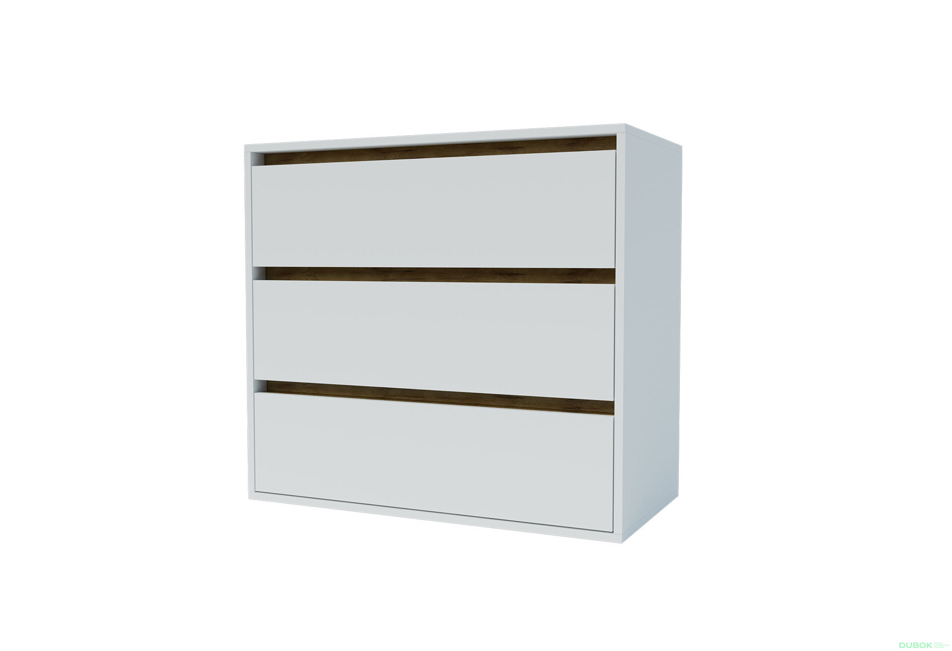 Obrázek 1 - Komoda Idea K 760/800/3š nymphaea alba / dub artisan