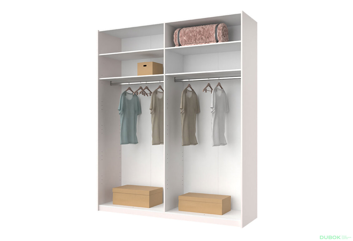 Obrázek 2 - Skříň s posuvnými dveřmi Lili 2,0x2,4m (Dveře Lesklý Kašmír), série N Lily