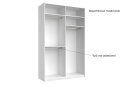 Obrázek 7 - Skříň s posuvnými dveřmi Lili 1,5x2,4m (Dveře Lesklý Kašmír), série N Lily