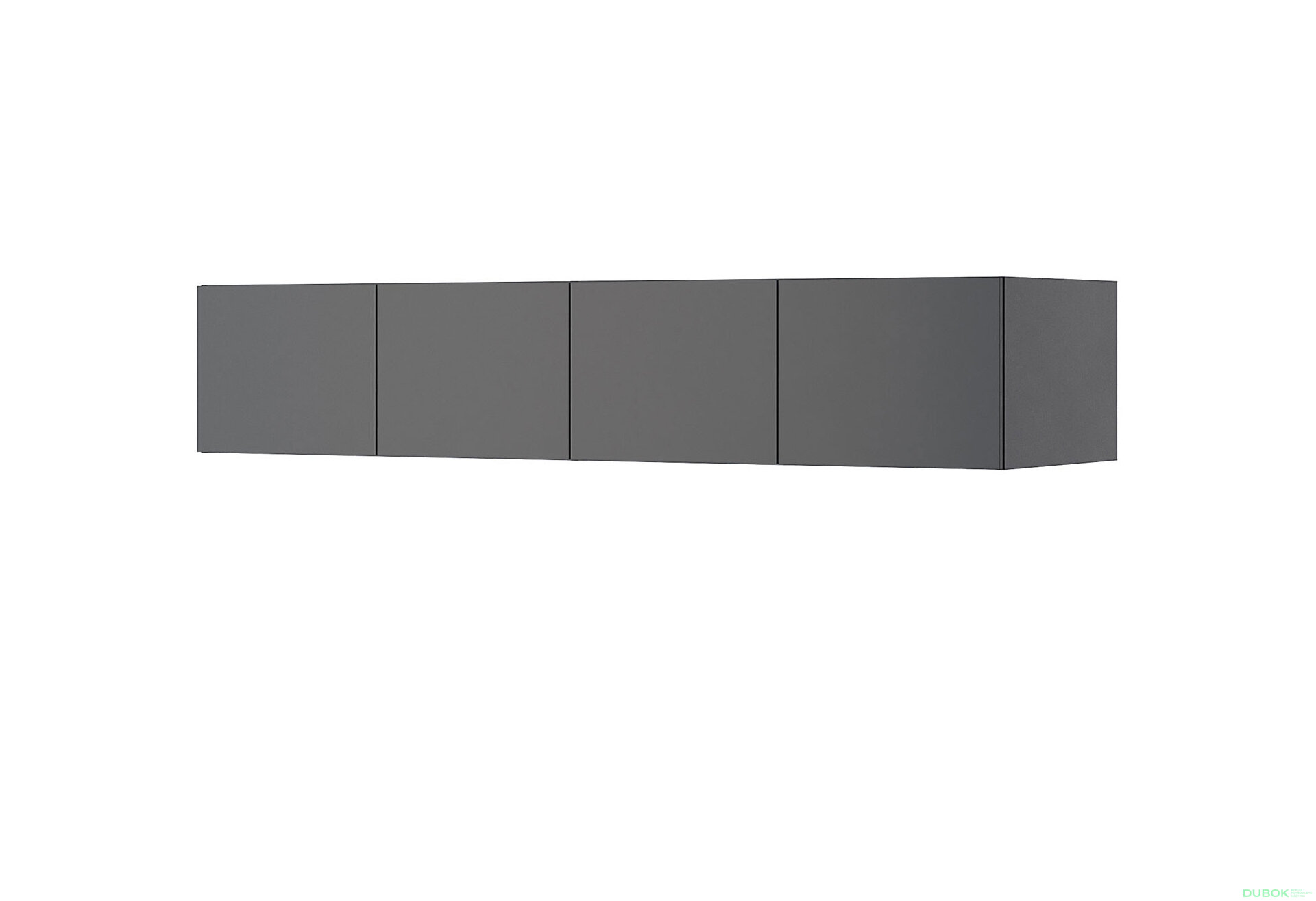 Obrázek 11391 - Skříň Doni 4D s antresolí bez zrcadel, série N, grafit