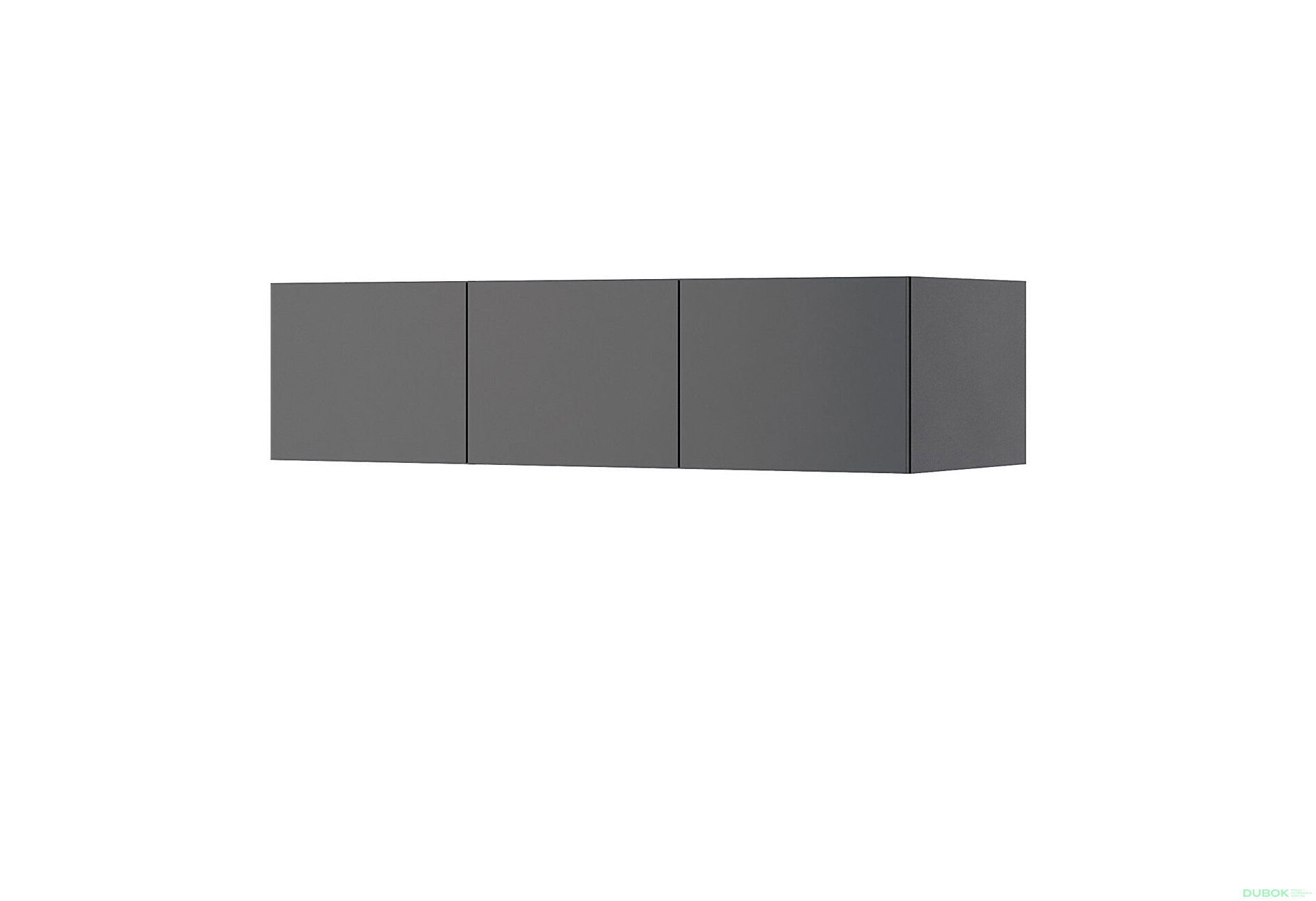 Obrázek 11693 - Skříň Doni 3D s antresolí bez zrcadel, série N, grafit