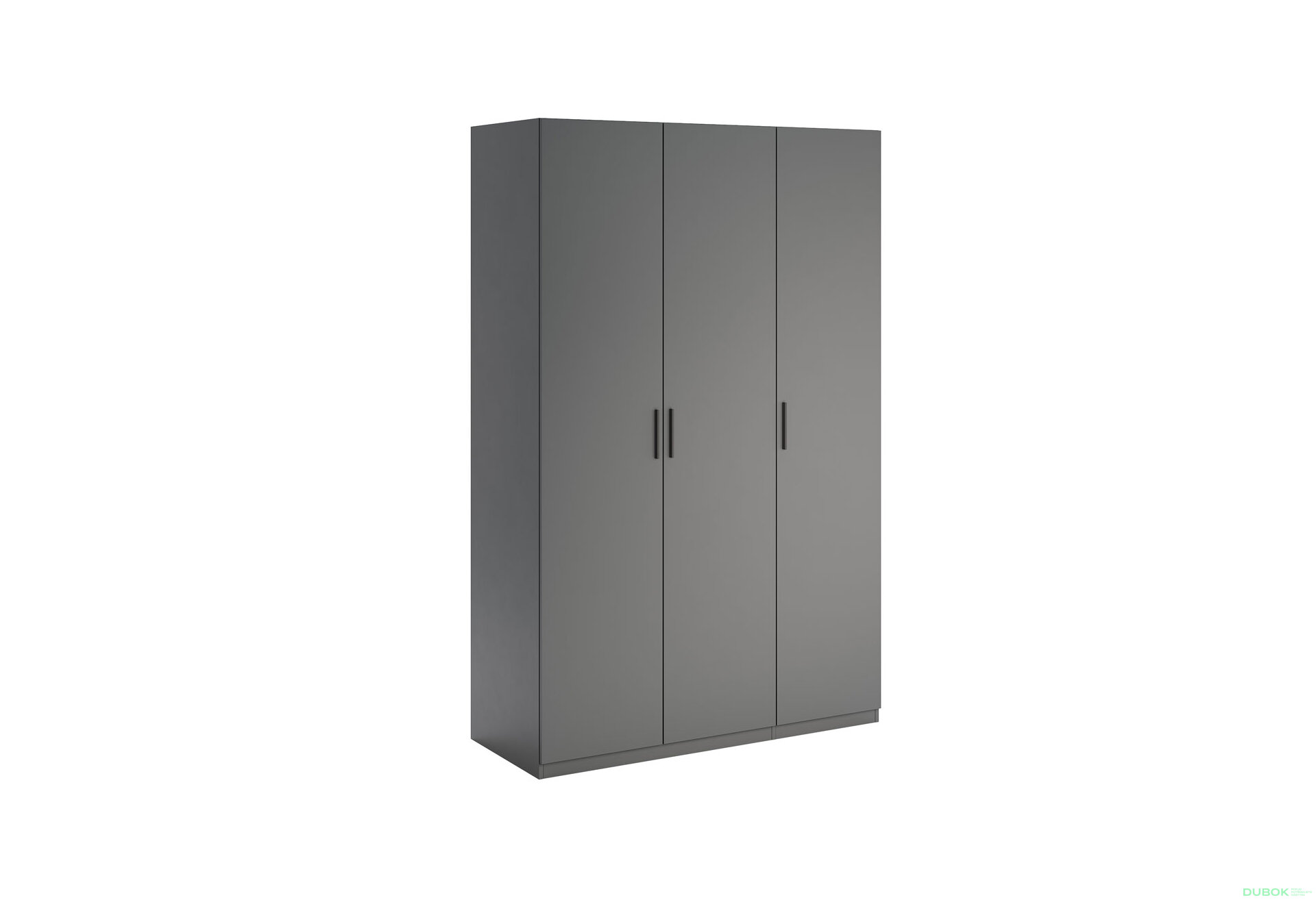 Obrázek 3 - Skříň 3dv bez zrcadel série N, grafit Dominika