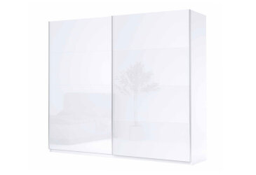 Skříň-šatna 2,5x2,1m (Dveře Lesklé Bílé), série N Family