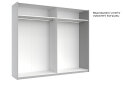 Obrázek 4 - Skříň-šatna 2,5x2,1m (Dveře Lesklé Bílé), série N Family