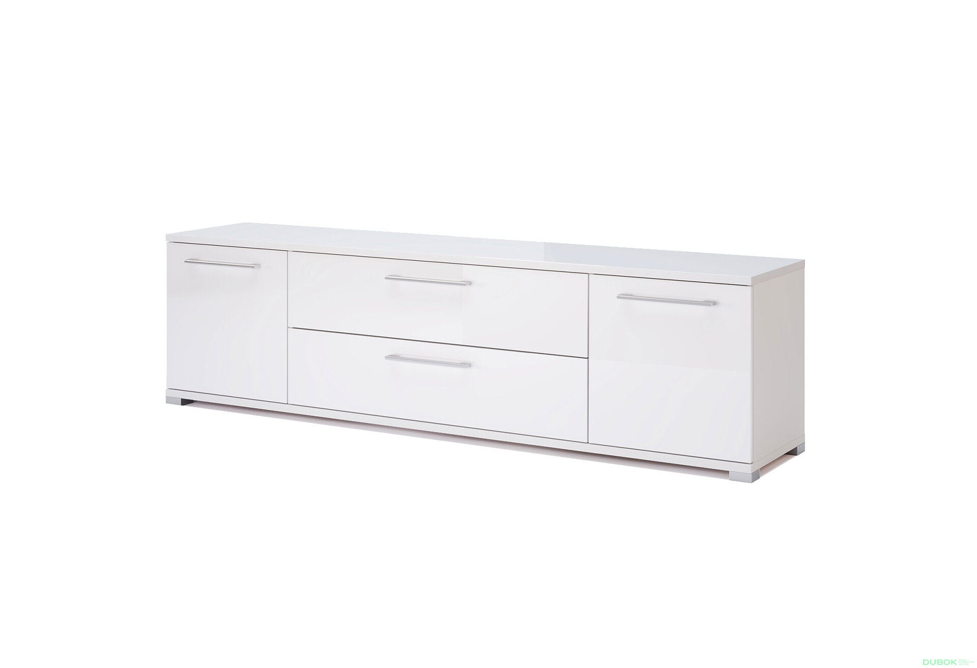 Obrázek 1 - TV stolek 1,9 m bílý lesk Family