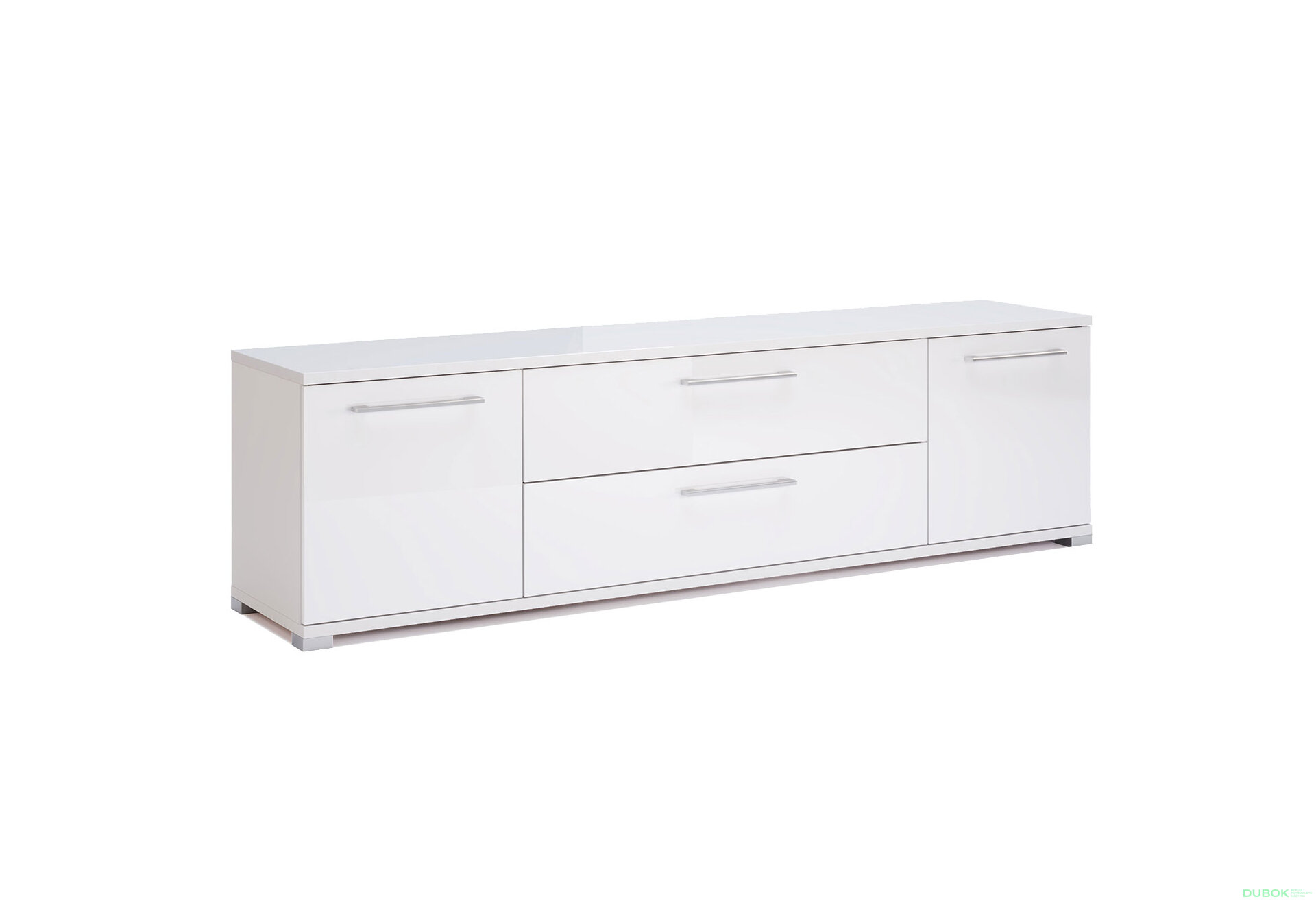 Obrázek 2 - TV stolek 1,9 m bílý lesk Family