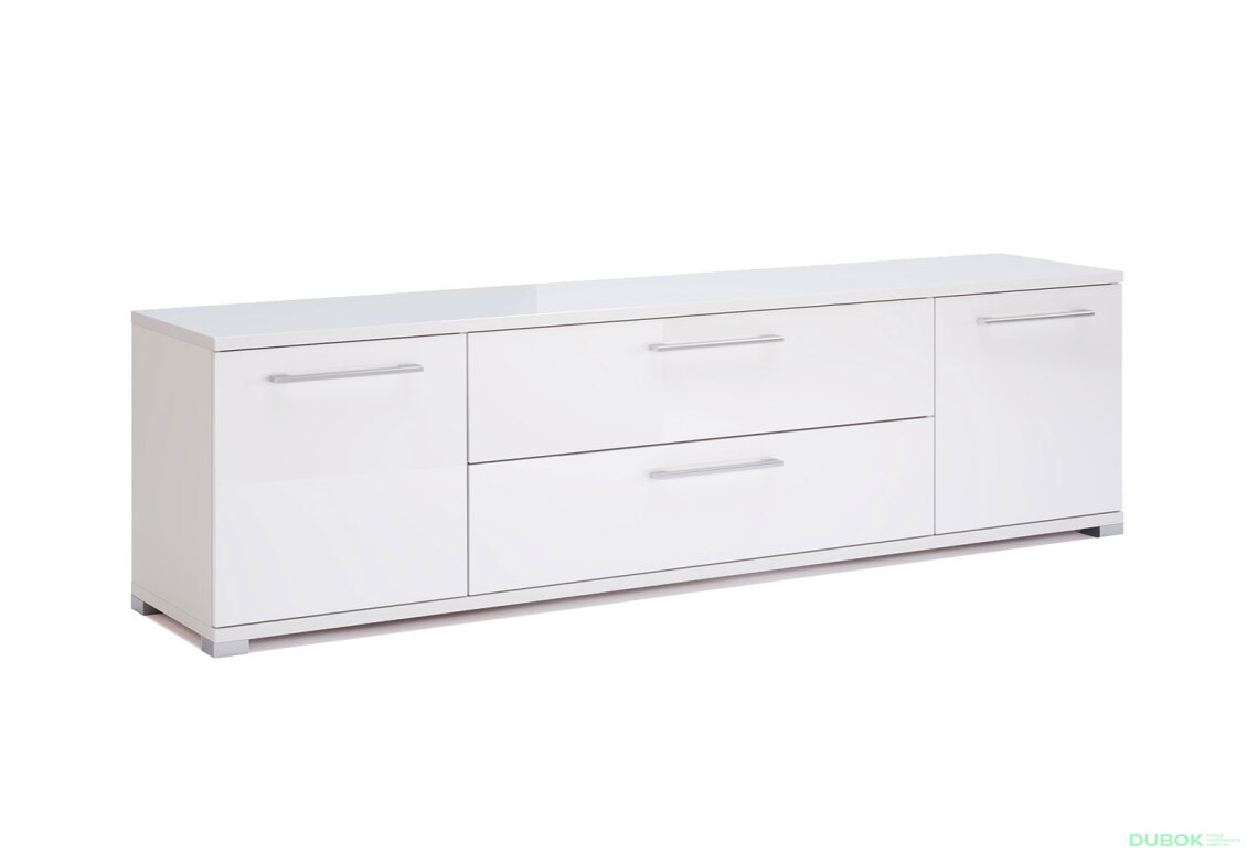 Obrázek 2 - TV stolek 1,9 m bílý lesk Family