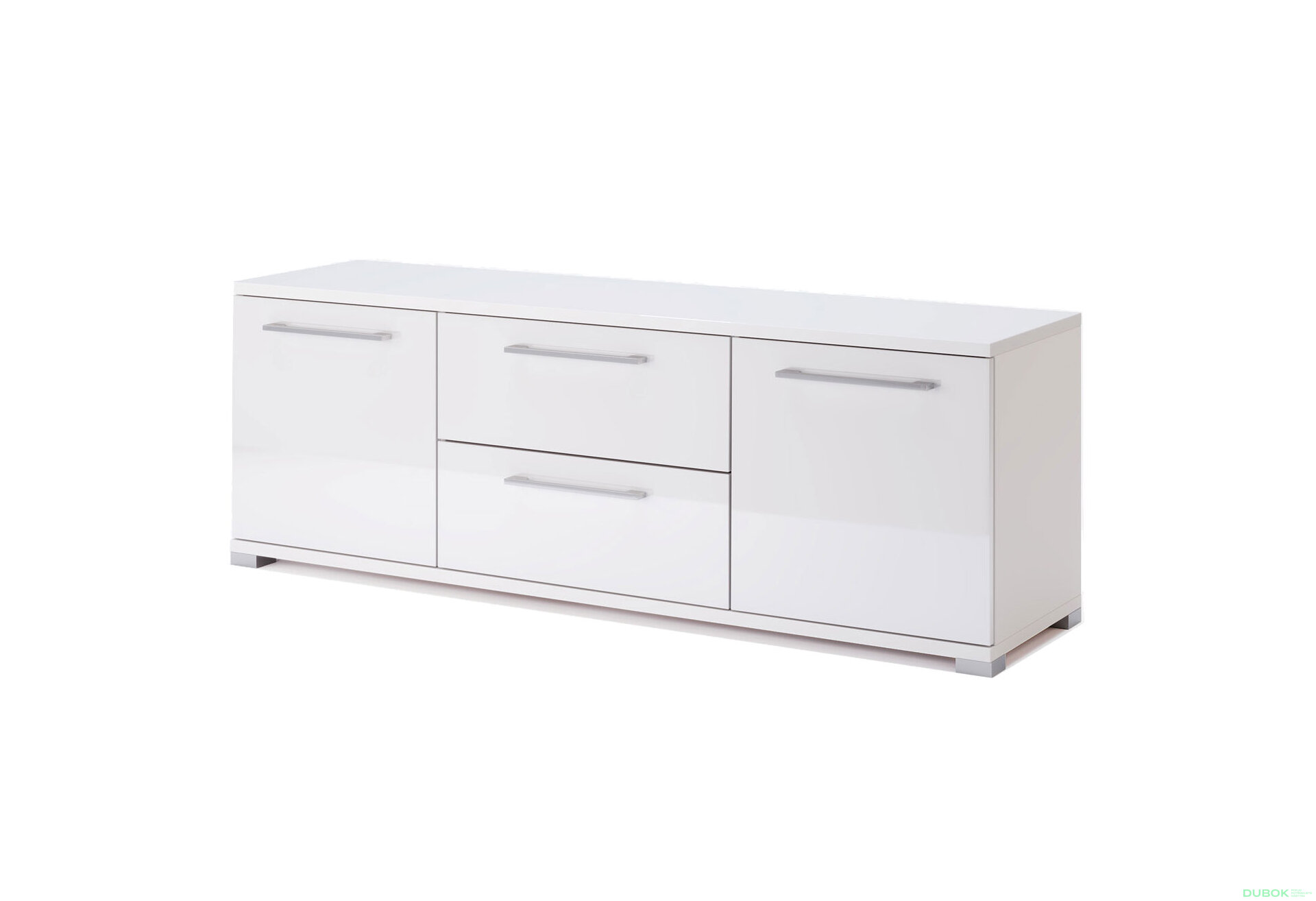 Obrázek 1 - TV stolek 1,5 m bílý lesk Family