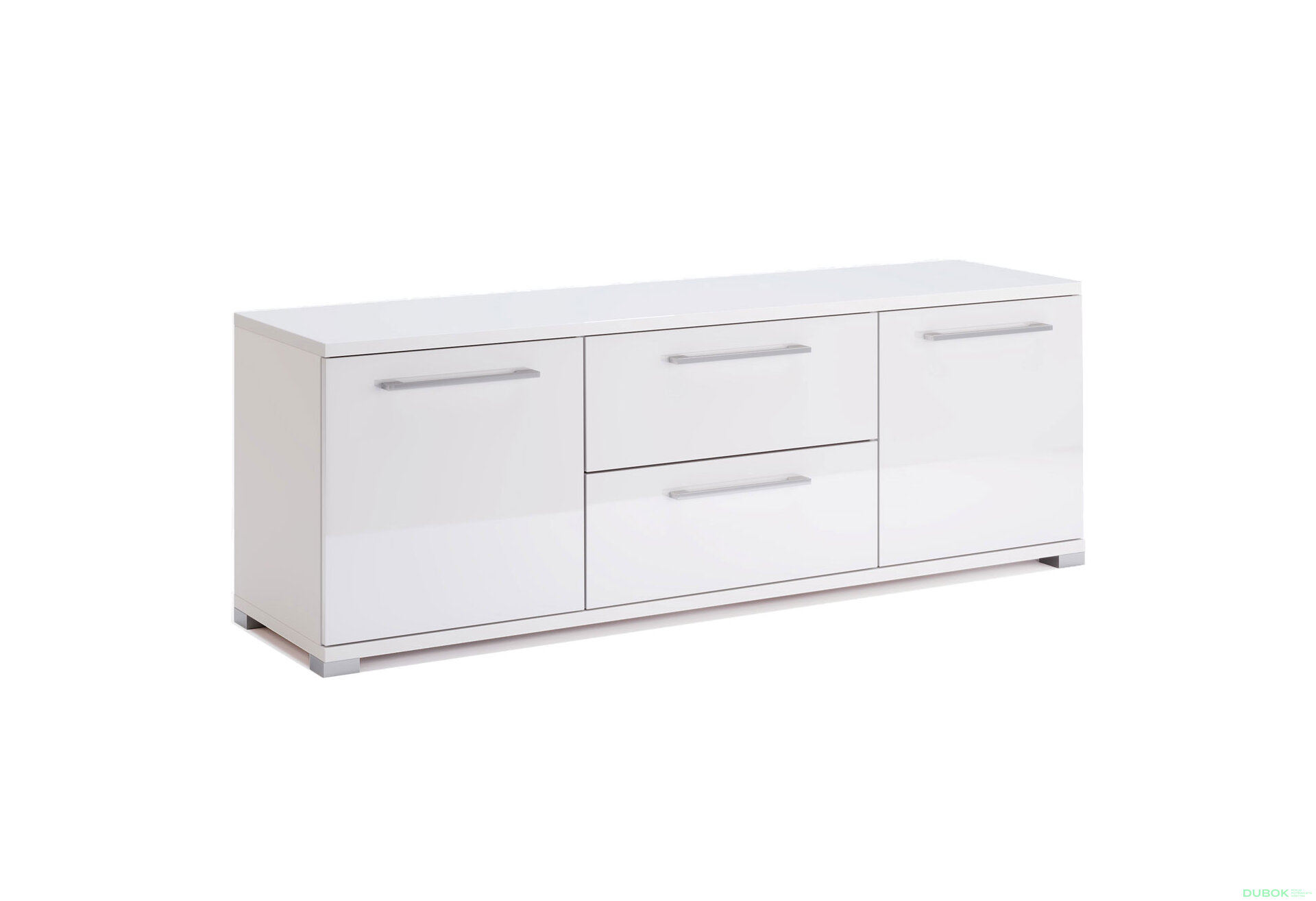 Obrázek 2 - TV stolek 1,5 m bílý lesk Family