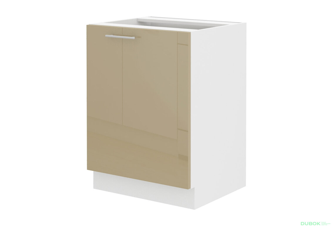 Obrázek 4708 - Kuchyňská sestava 2.1x2.6 m Lara bílý / cappuccino lesk