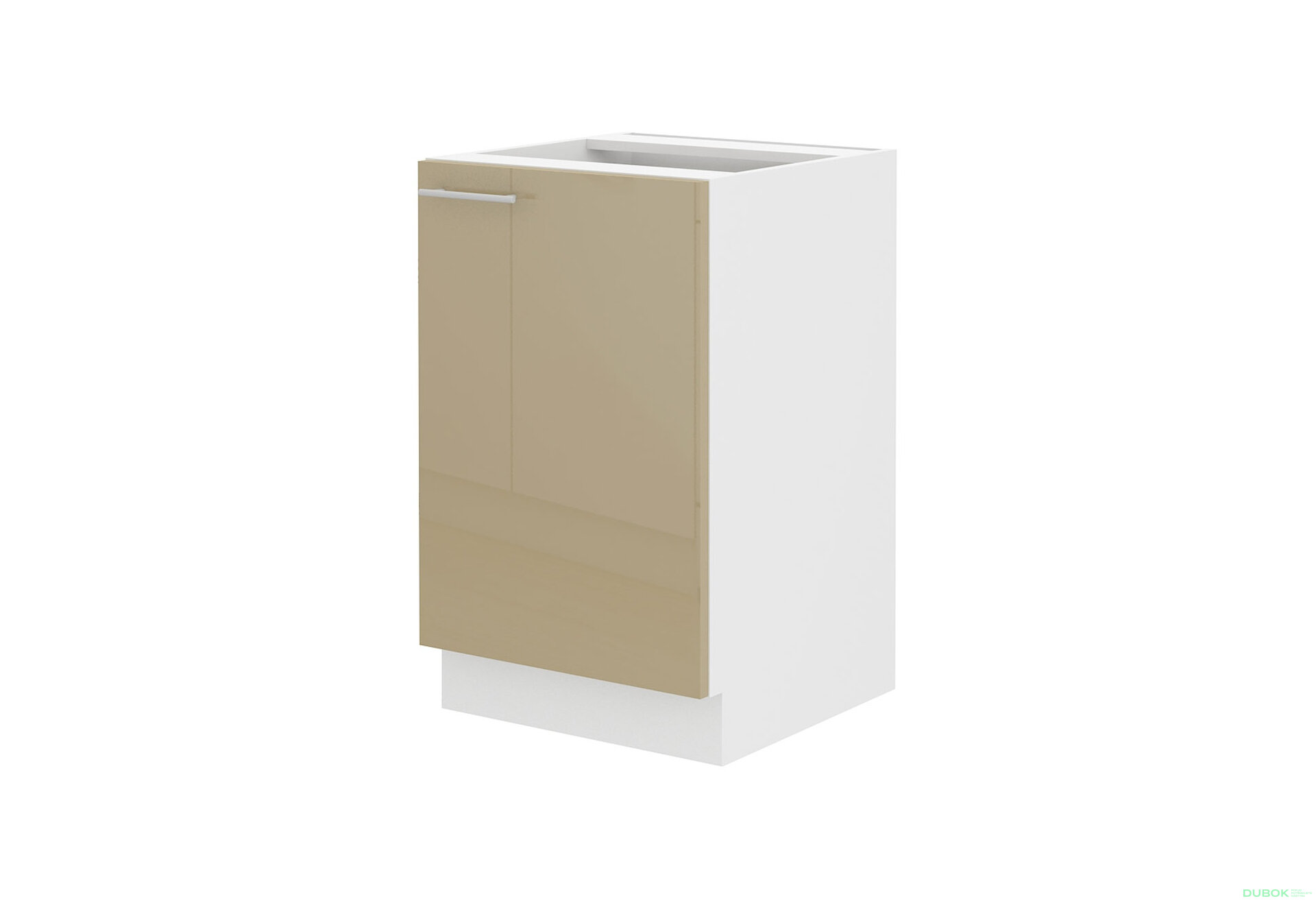 Obrázek 4711 - Kuchyňská sestava 2.5 m Lara bílý / cappuccino lesk