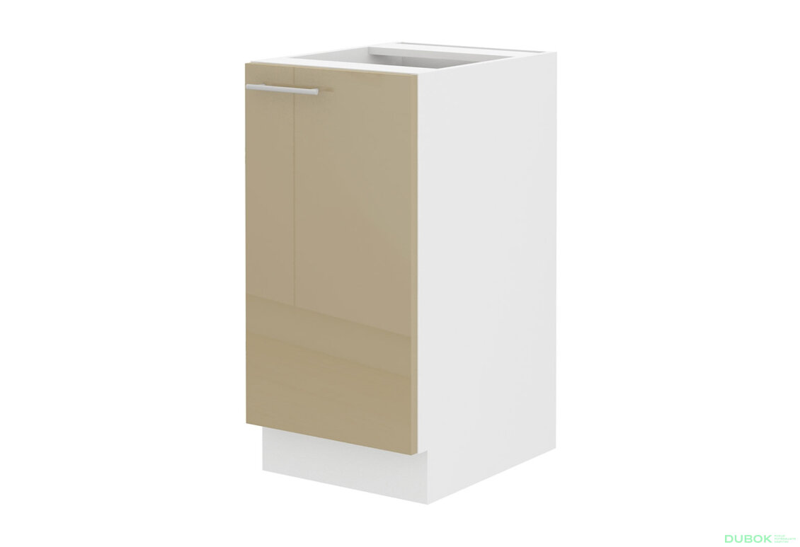Obrázek 4713 - Kuchyňská sestava 2.6 m Lara bílý / cappuccino lesk