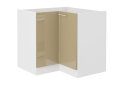 Obrázek 4718 - Kuchyňská sestava 2.1x2.6 m Lara bílý / cappuccino lesk