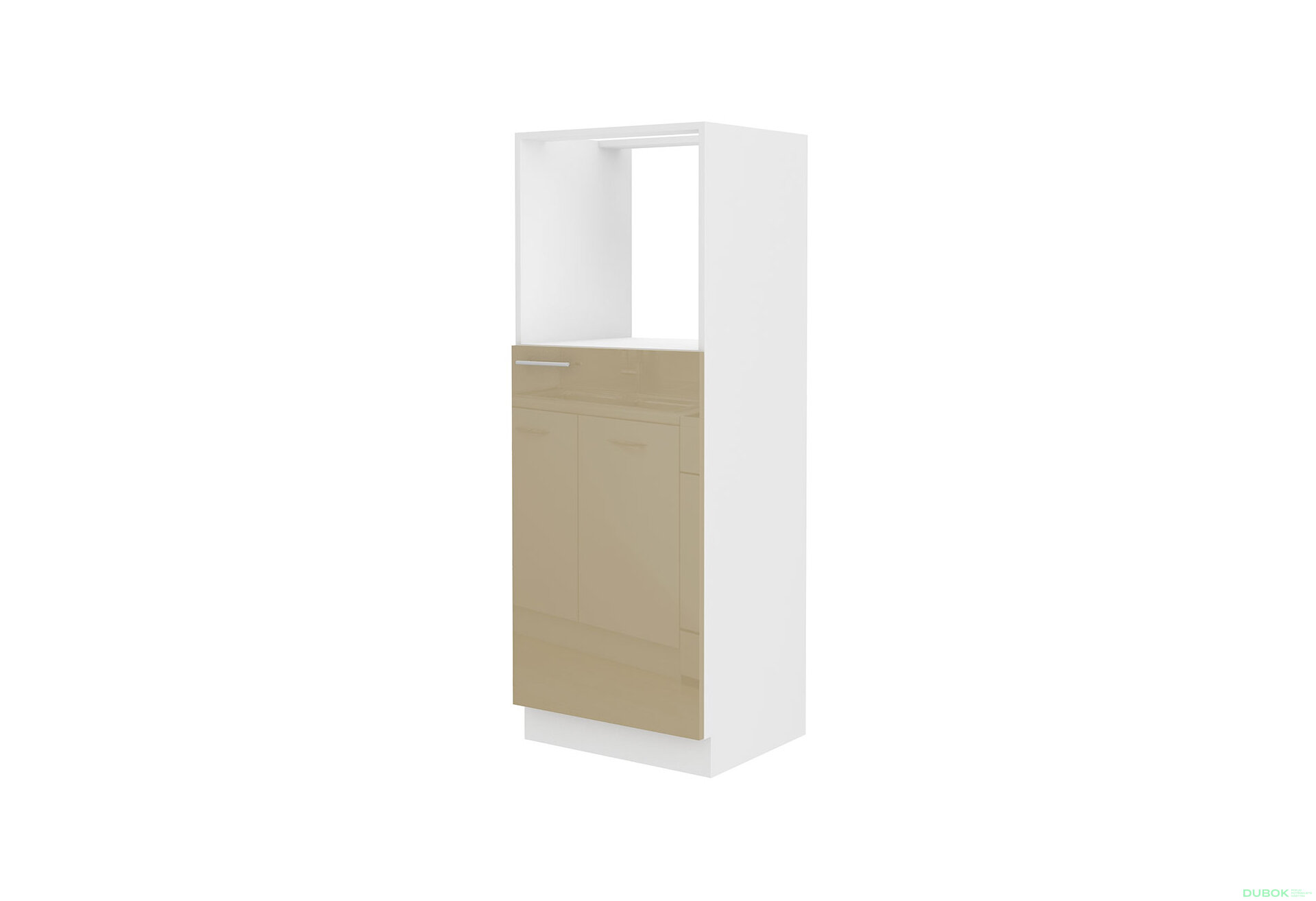 Obrázek 4721 - Kuchyňská sestava 2.5 m Lara bílý / cappuccino lesk