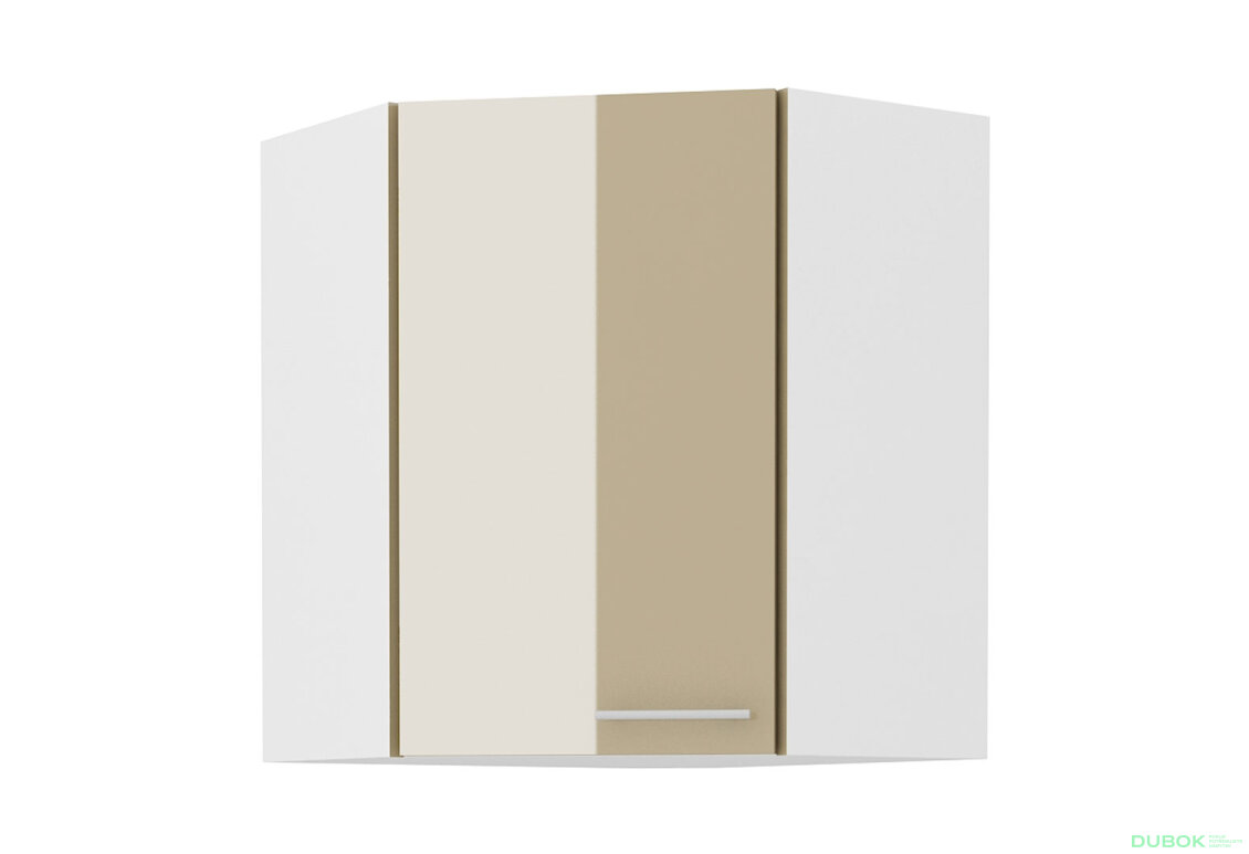 Obrázek 4726 - Kuchyňská sestava 2.2x3.7 m Lara bílý / cappuccino lesk