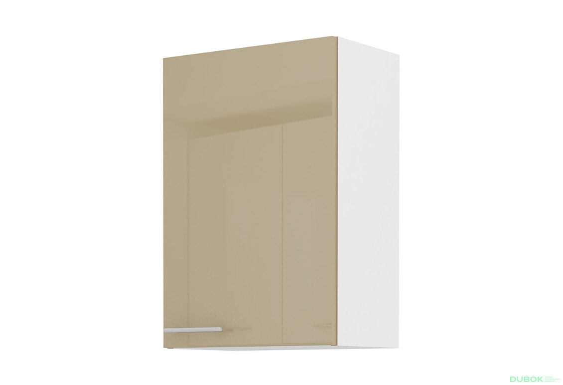 Obrázek 4729 - Kuchyňská sestava 2.5 m Lara bílý / cappuccino lesk