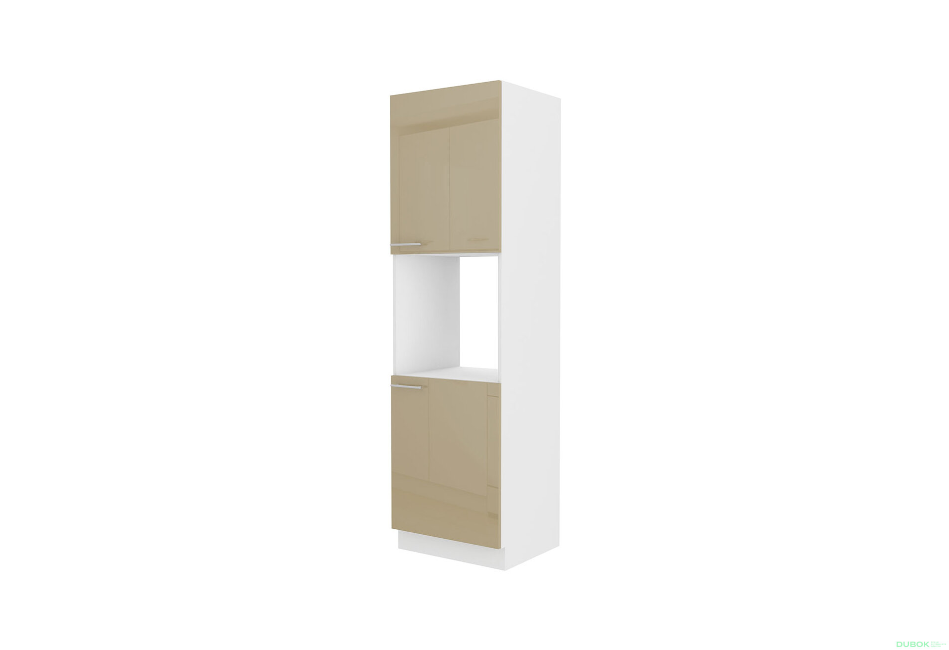 Obrázek 4738 - Kuchyňská sestava 3.0 m Lara bílý / cappuccino lesk