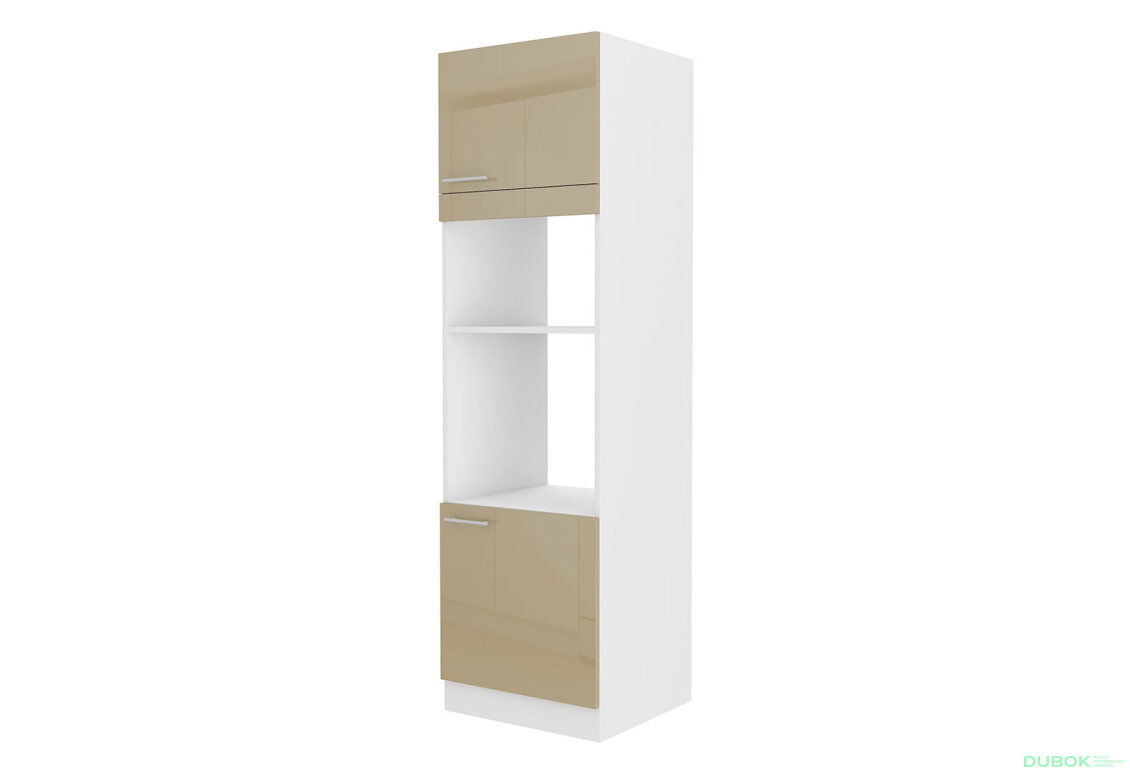 Obrázek 4739 - Kuchyňská sestava 2.2x3.7 m Lara bílý / cappuccino lesk