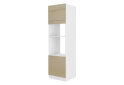 Obrázek 4739 - Kuchyňská sestava 2.2x3.7 m Lara bílý / cappuccino lesk