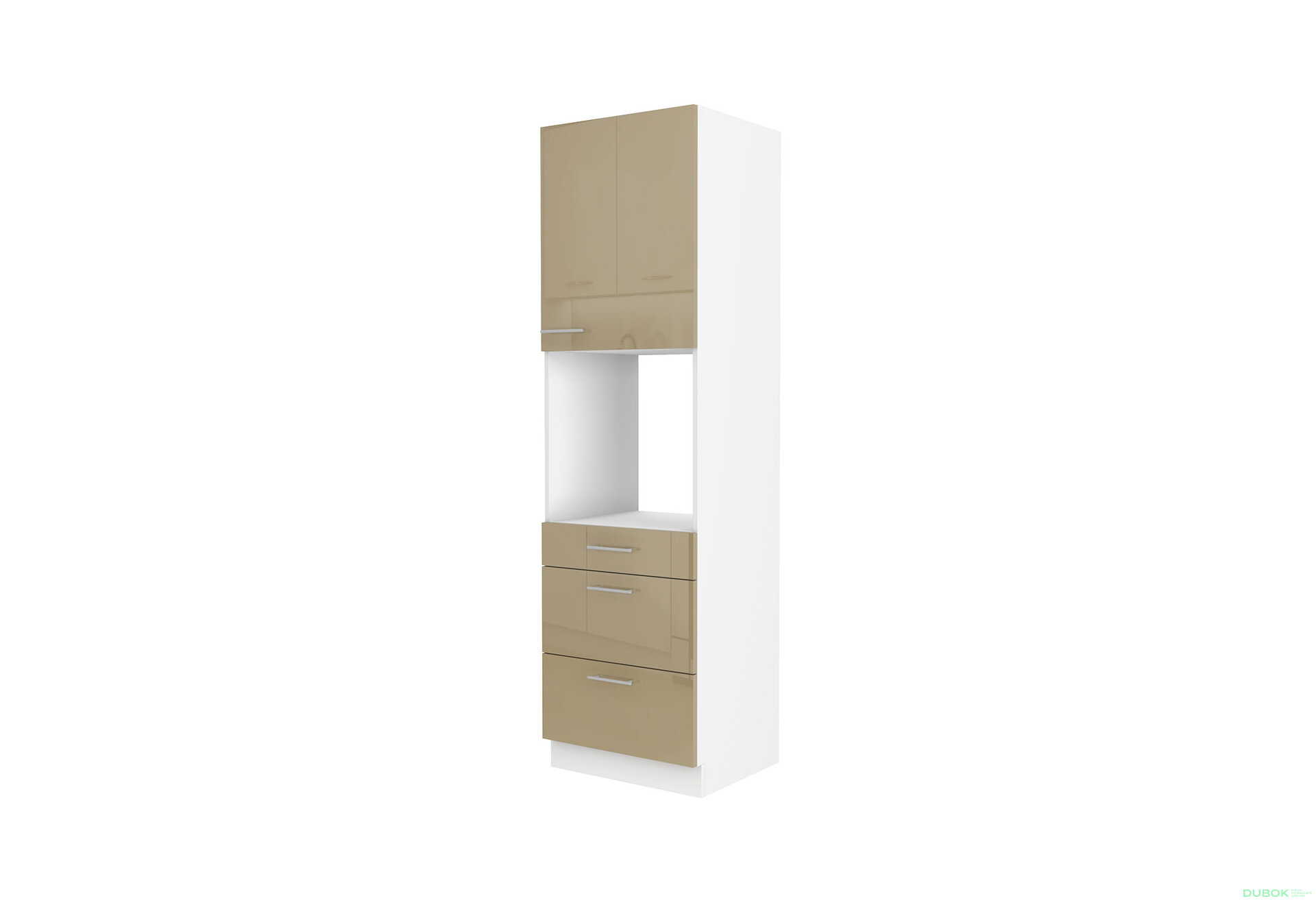 Obrázek 1 - 60 DPS-210 3S 1F premium box Lara bílý / cappuccino lesk