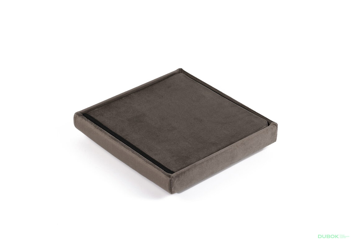 Obrázek 3 - Puf skládací M - 30x30x30 cm samet hnědý