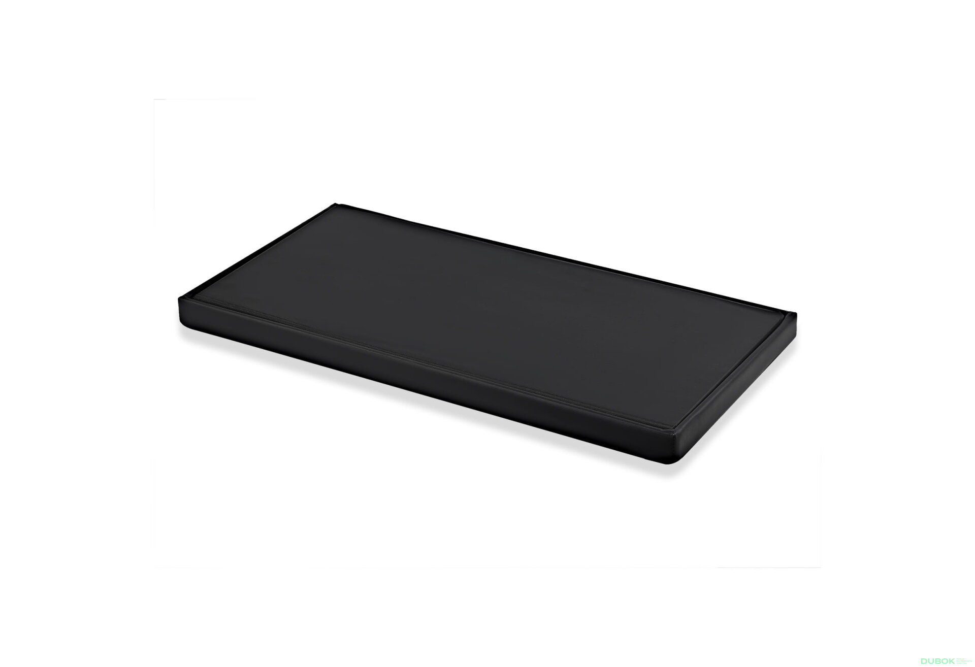 Obrázek 3 - Puf skládací XXL s knoflíky - 80x40x40 cm ekokůže černá