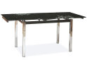 Obrázek 2 - Stůl GD-017 110(170)x74 černý / chrom