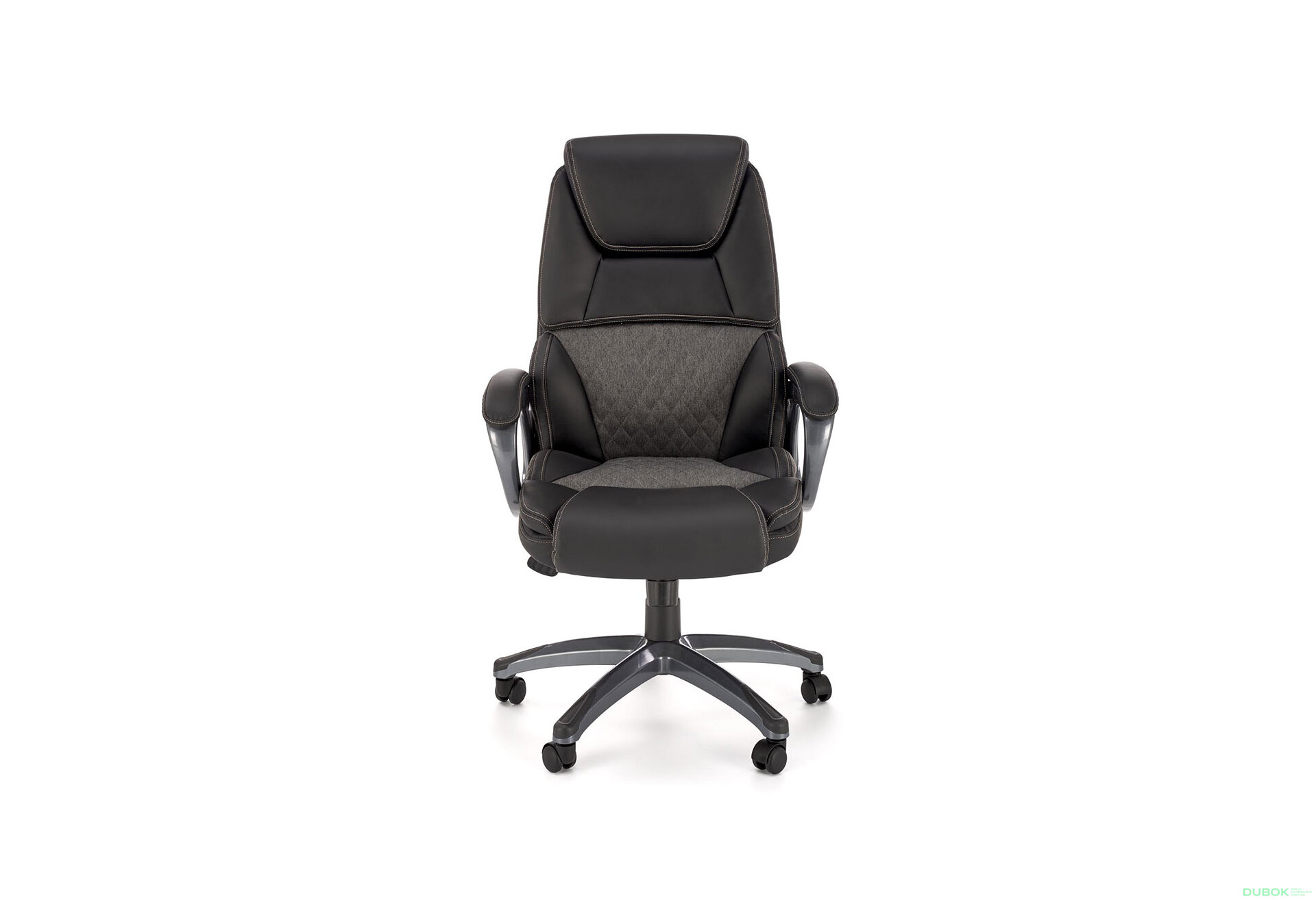 Obrázek 2 - Otočné křeslo Steven černý / popel