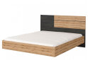 Obrázek 1 - Postel 160x200 Bafra dub artisan / grafit Idczak meble
