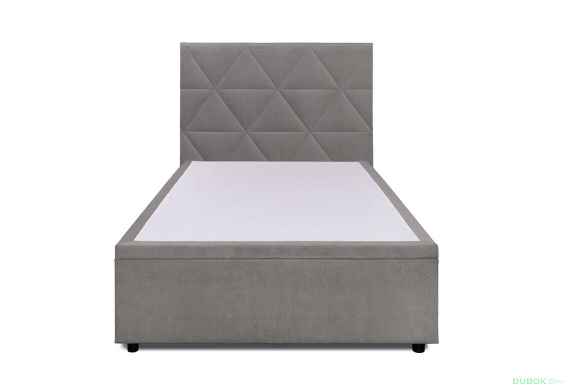 Obrázek 5 - Postel Fro Caro 120x200 s roštem, úložným prostorem Mono 246, šedá