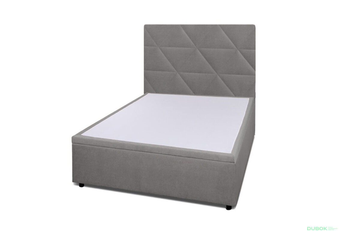 Obrázek 4 - Postel Fro Caro 120x200 s roštem, úložným prostorem Mono 246, šedá