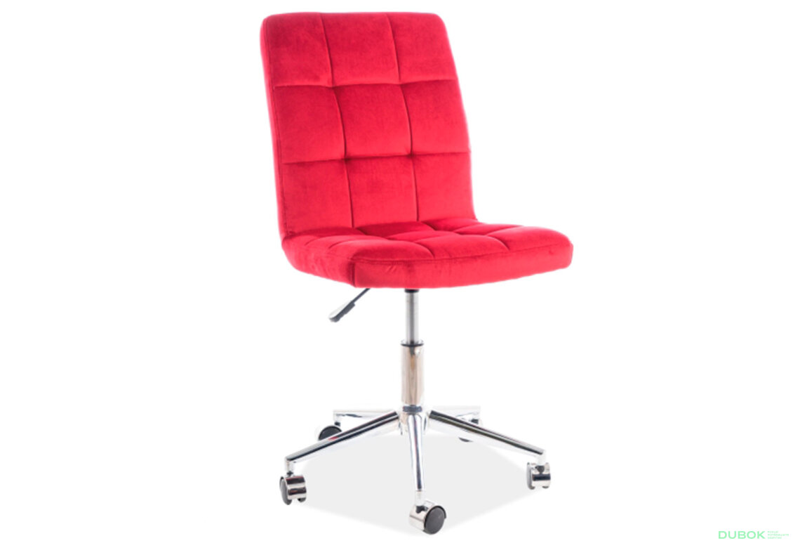 Obrázek 2 - Otočné křeslo Q-020 Velvet, kaštanový Bluvel 59