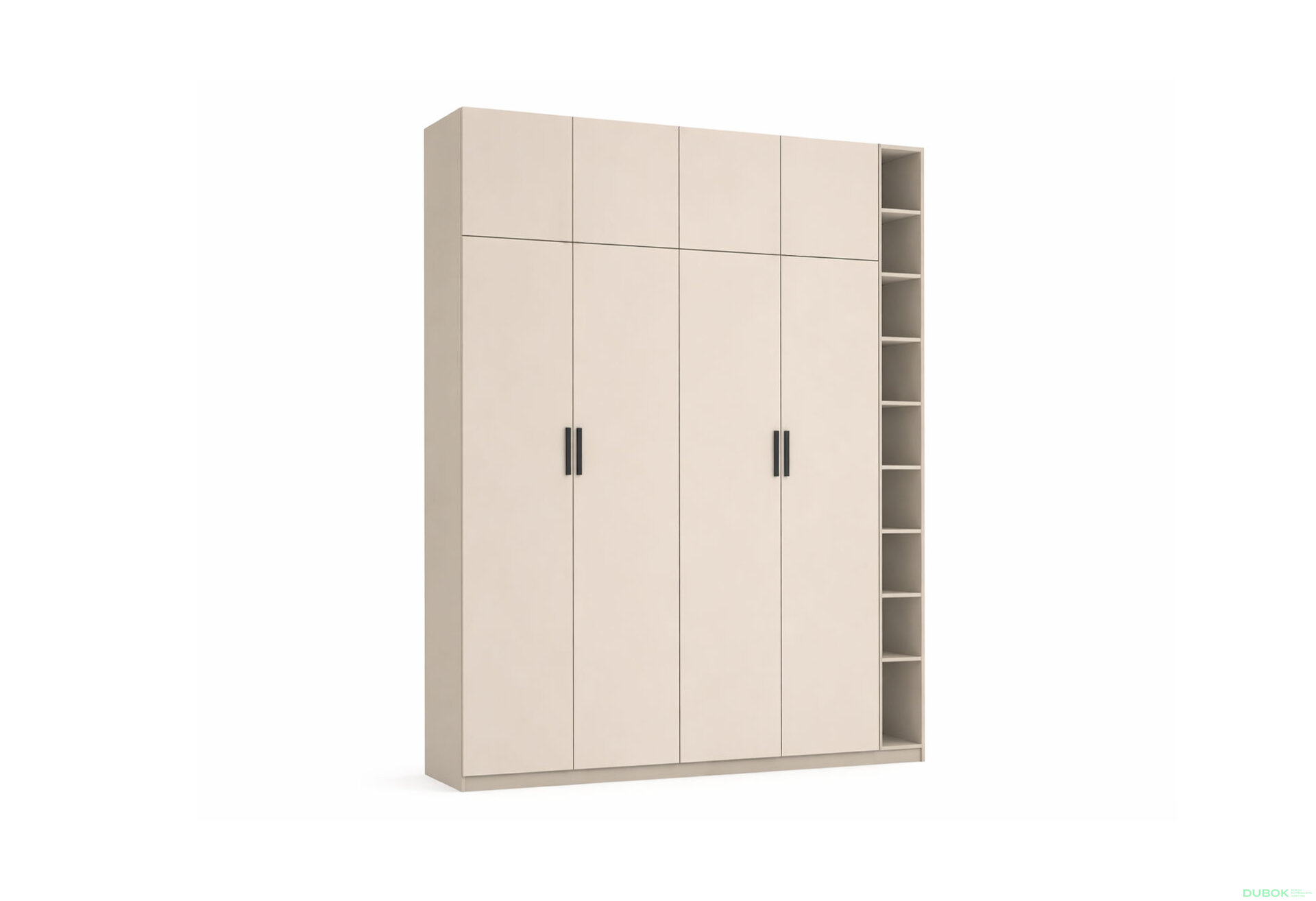Obrázek 1 - Šatní skříň IMD 5 Sam L 2300x2520x470 dub apalačský / nymphea alba