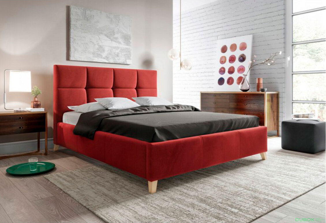 Obrázek 3 - Postel Sara 180x200 Matt Velvet 59 Davis Buk E10