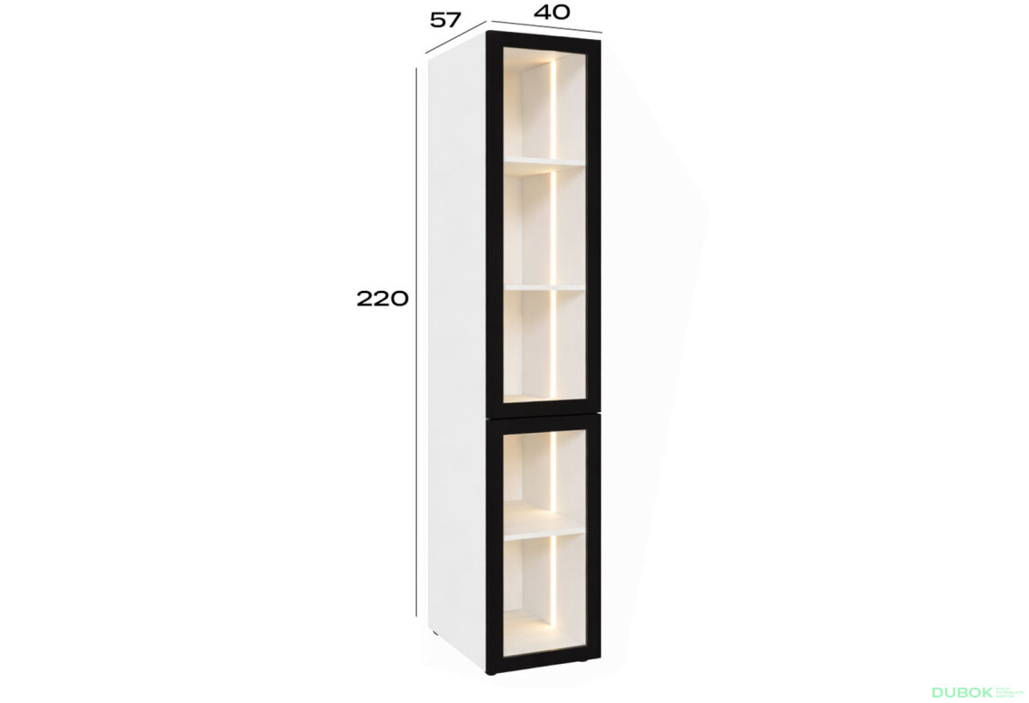 Obrázek 2 - Modul s osvětlením (v-2200*400) nymphaea alba Space
