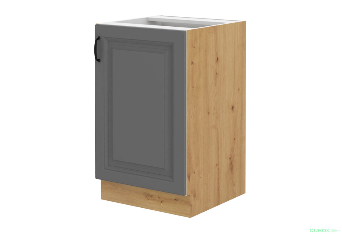 Obrázek 5764 - Kuchyňská sestava 1.5 m Stilo dub artisan / dust grey