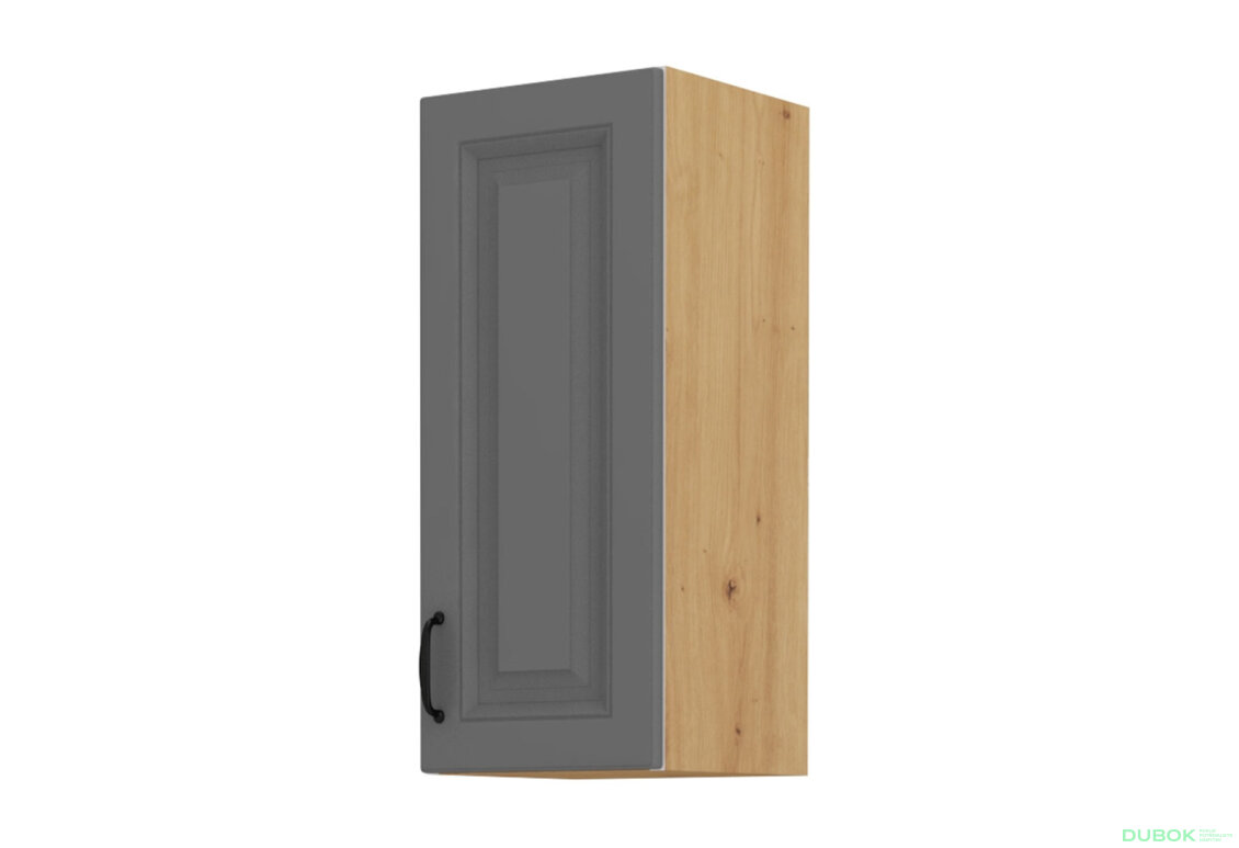 Obrázek 5792 - Kuchyňská sestava 1.2+2.4 m Stilo dub artisan / dust grey