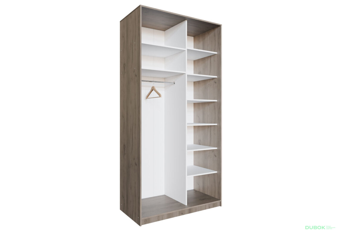 Korpus 1200x600x2400 Dub kraft šedý Vystavený kus