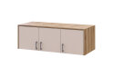 Obrázek 11148 - Skříň Rondi 3 dřevotříska s horním prostorem artisan dub / cashmere 121x52x236