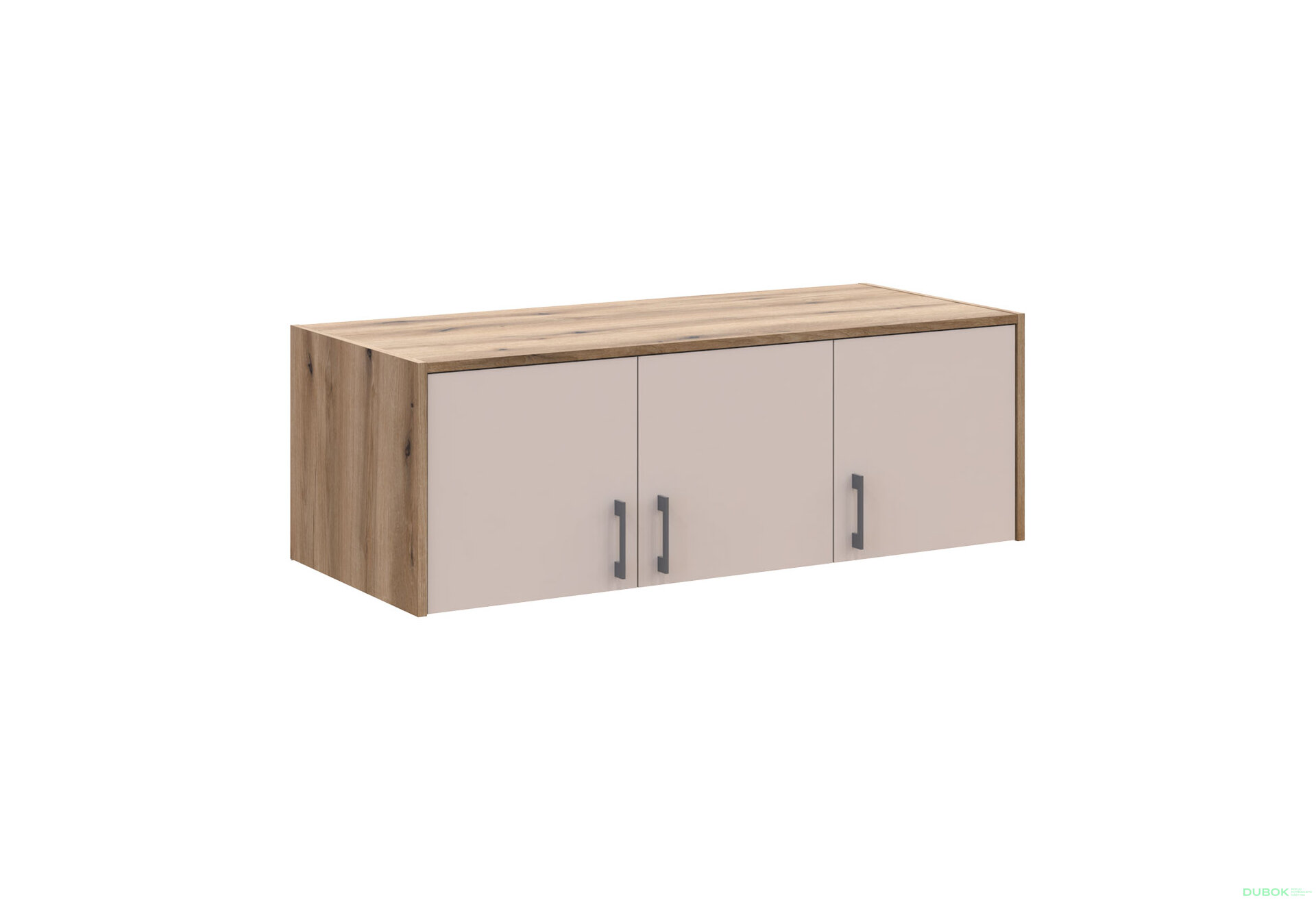 Obrázek 3 - Nástavba Rondi 3 dřevotříska 121x52x41 dub artisan / kašmír