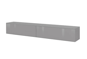 TV stolek 2,4 šedý lávový lesk Legs Box