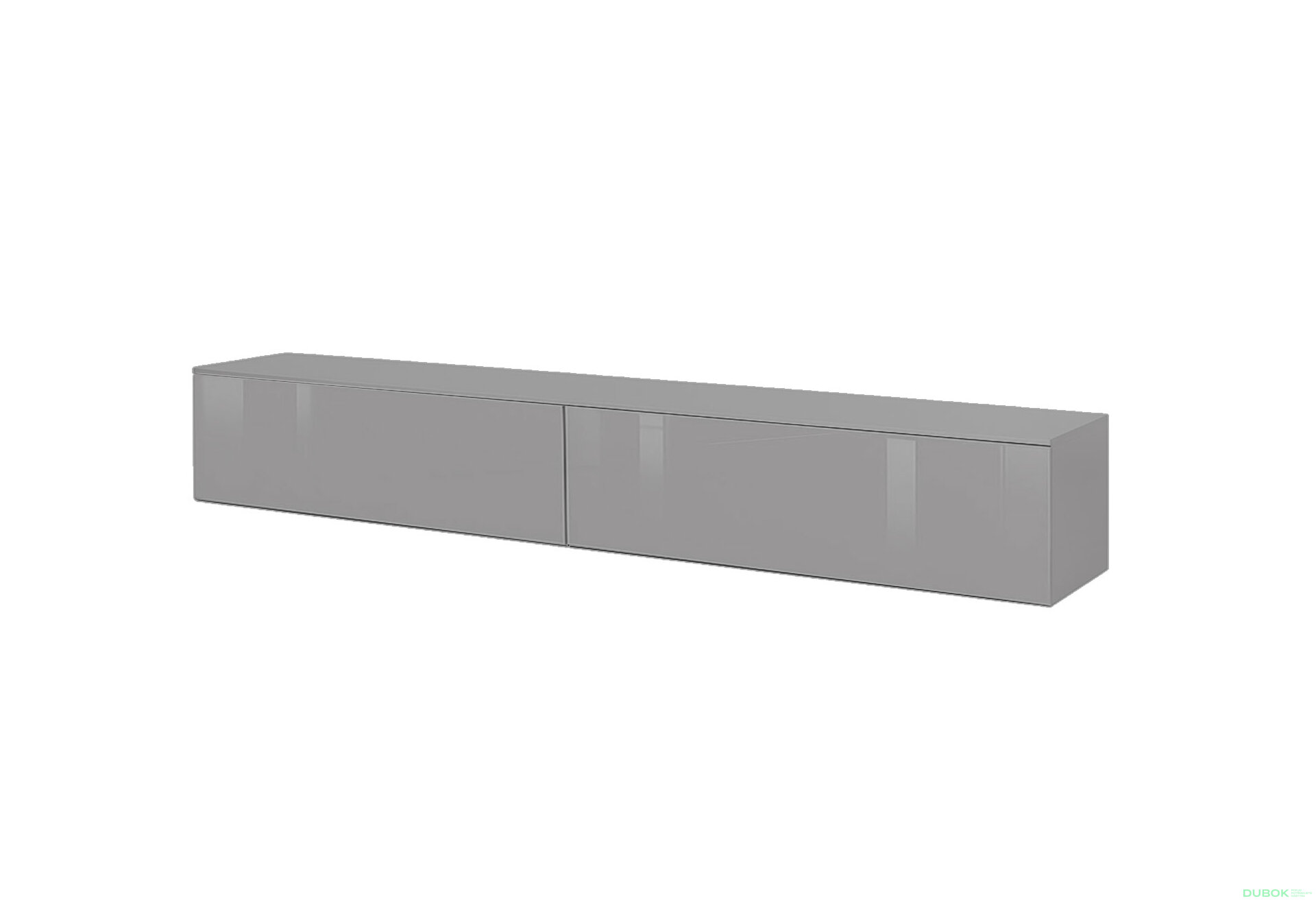 Obrázek 1 - TV stolek 2,4 šedý lávový lesk Legs Box